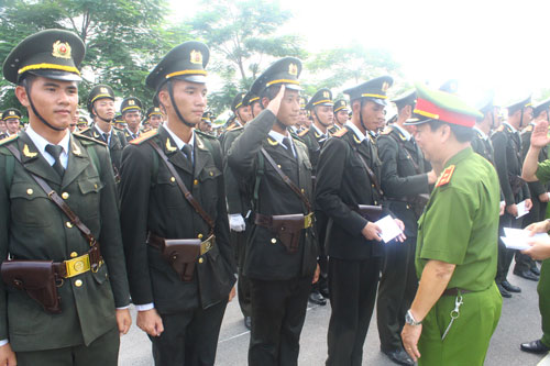 Trung tướng, GS.TS Nguyễn Xuân Yêm đánh giá cao sự nỗ lực, cố gắng, không ngại gian khổ, vượt qua khó khăn, thách thức của các CBCS và học viên tham gia luyện tập.
